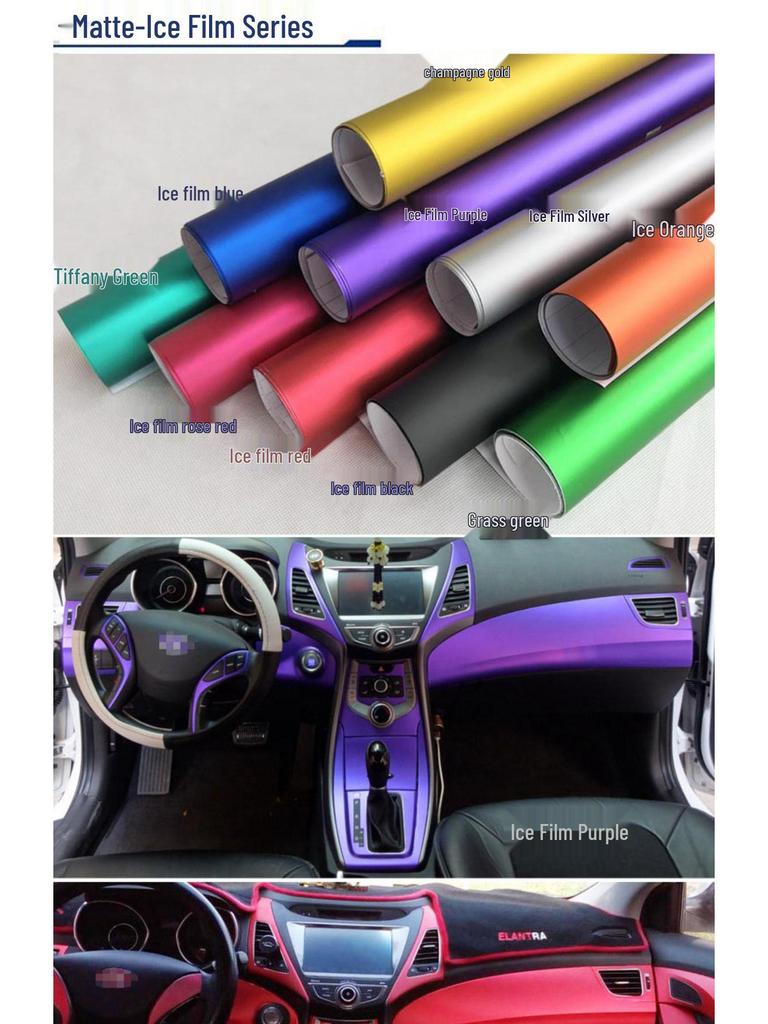 Kia KX5 (2019-2021) Starry Sky Console Wrap Sticker - Interior Protection & Decoration