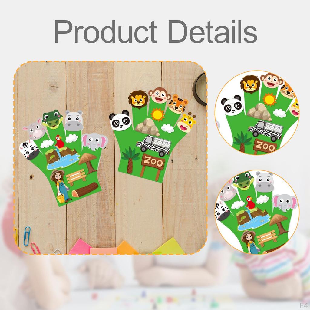 2 Animal Felt Puppets Designed for Classroom Engagement And Fun Learning