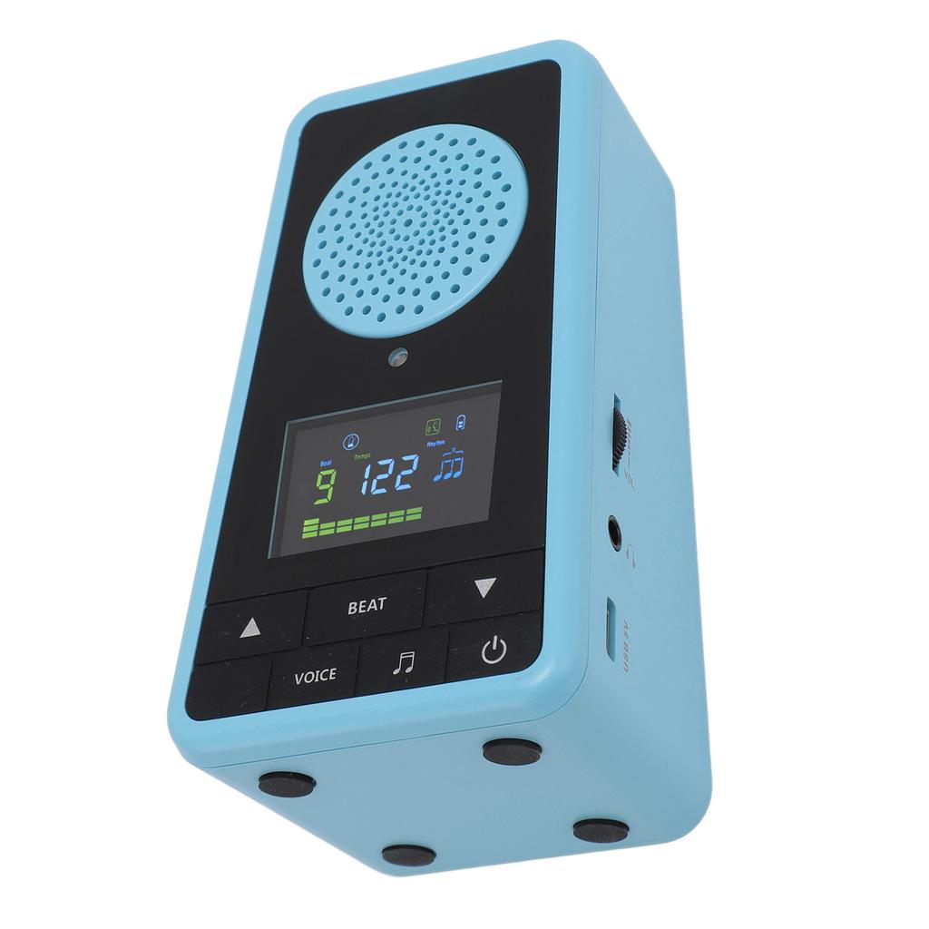 AM 718 перезаряжаемый электронный цифровой метроном 2 в 1 аккумулятор 1300 мАч 30 до 260 ударов в минуту Bluetooth Speak