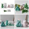 Flexible Silicone Mold for Frog Shape Candle 3D Frog Pattern Resin Mold Handmade Art Supplies for Room Decorations