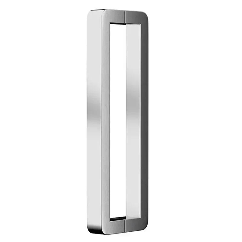 1 пара Ручка для стеклянной двери Квадратная трубка из нержавеющей стали Ручки Щетка Толстая Ручки для раздвижной амбарной двери Кухонные Ванные Аксессуары