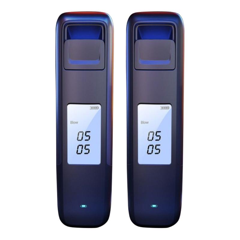 Non-Contact Alcohol Tester with LED Display USB Rechargable Breathalyzer Alcohol Detection Device Personal Home Use