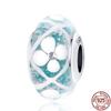 925 Sterling Silver Glass Beads Charms for Jewelry DIY Making Fit Original Bracelets Bangles for Women Gift