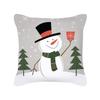 New Cartoon Christmas Pillow Cover Holiday Gift Square Cushion Cover Cushion Cover Pillow Cover