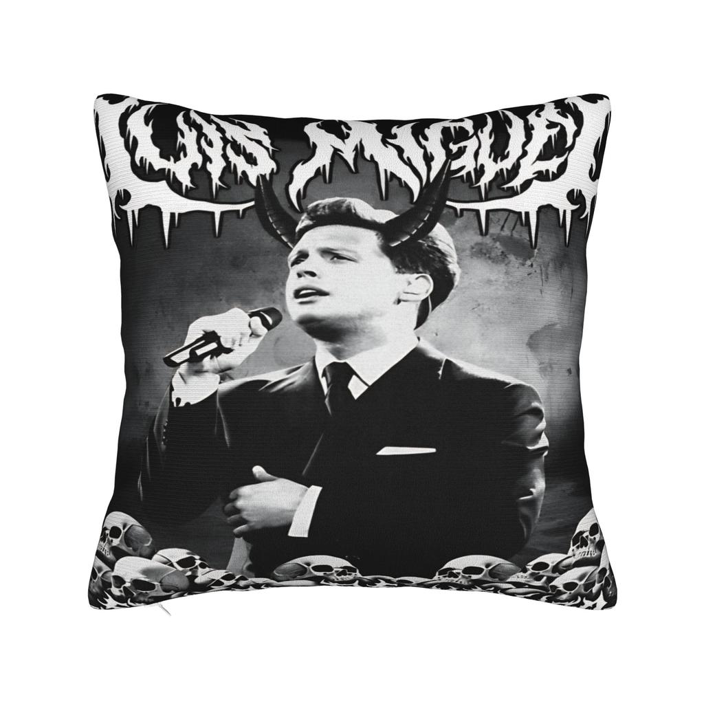 Singer L-Luis M-Miguel Pillow Cover Retro Trendy Pillow Case For Sofa Couch Bed Living Room Soft Pillowcases Birthday Present