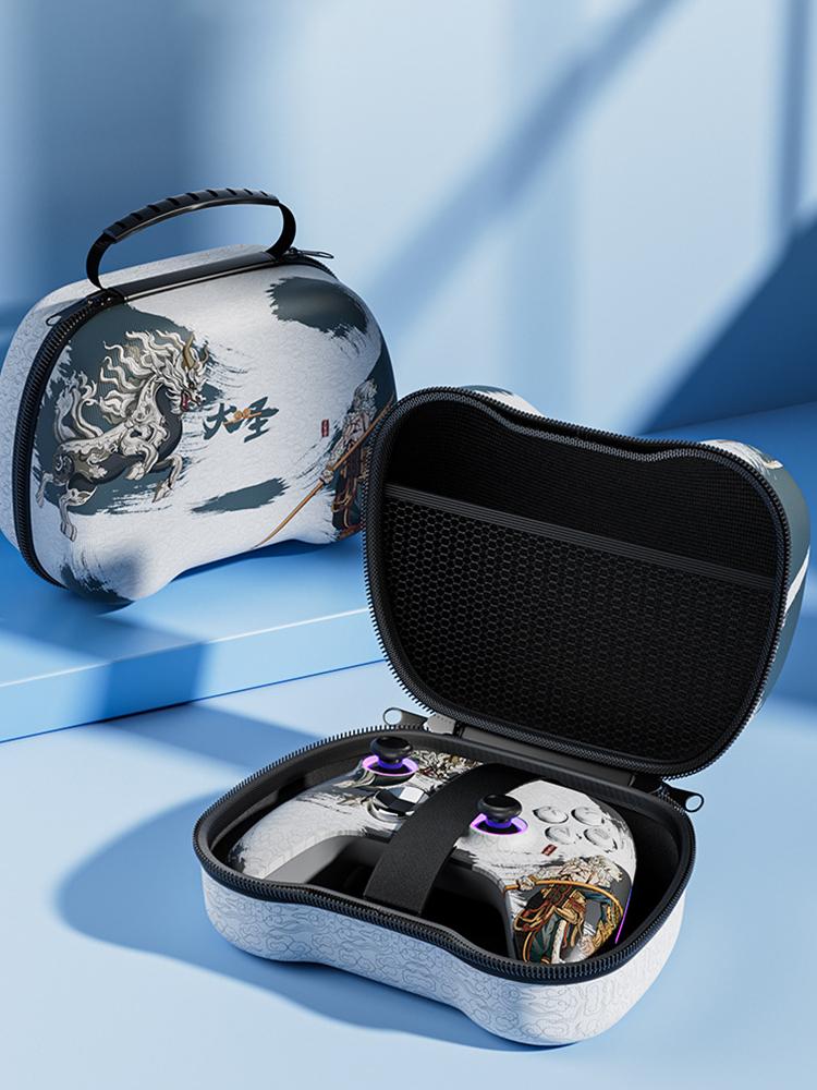 Чехол для контроллера EVA Ударопрочная Портативная Сумка для хранения с сетчатым карманом Ручка Коробка для хранения для геймпада Switch Pro/PS5/Xbox Коробка