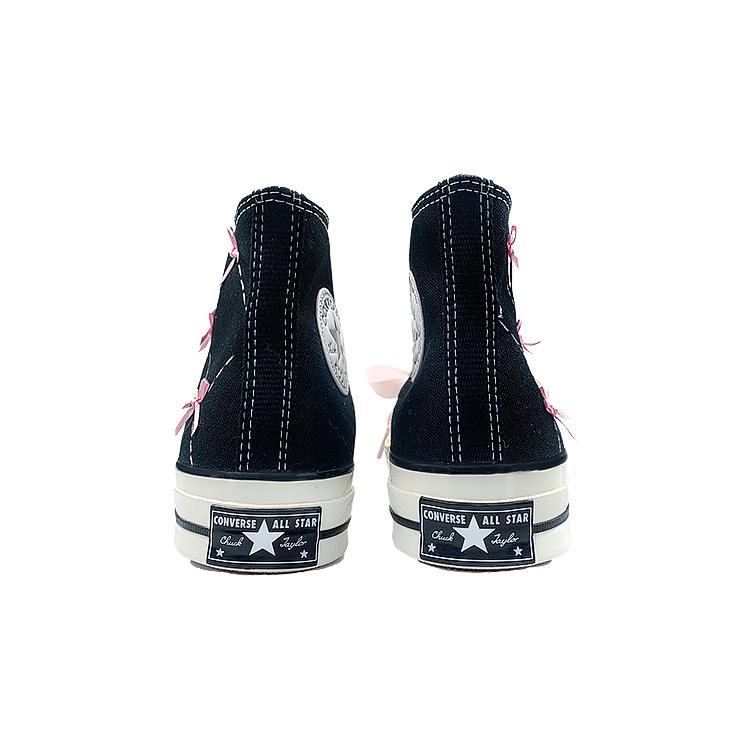 Converse Кеды-хайтопы 1970-х Унисекс Черно-розовые 162050C(Команда116-)