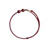 Женский браслет и браслет на ногу из киноварно-красной нити «Бесконечность» - Богато сплетенный для пар
