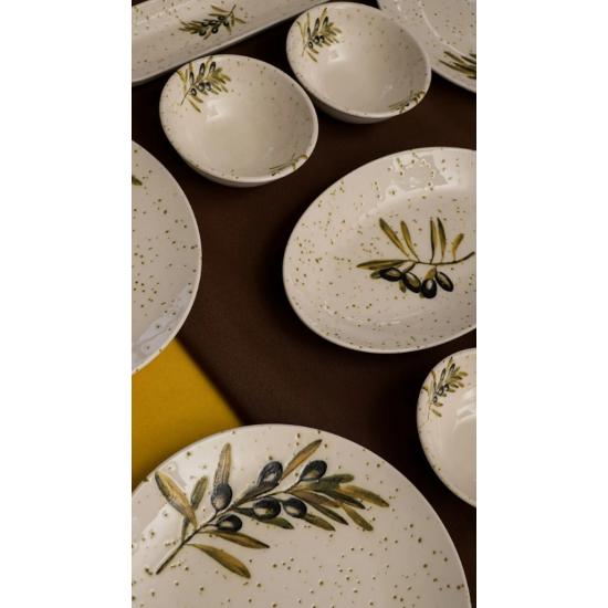 Фарфоровый набор для завтрака Olive Branch, 16 предметов, на 6 персон