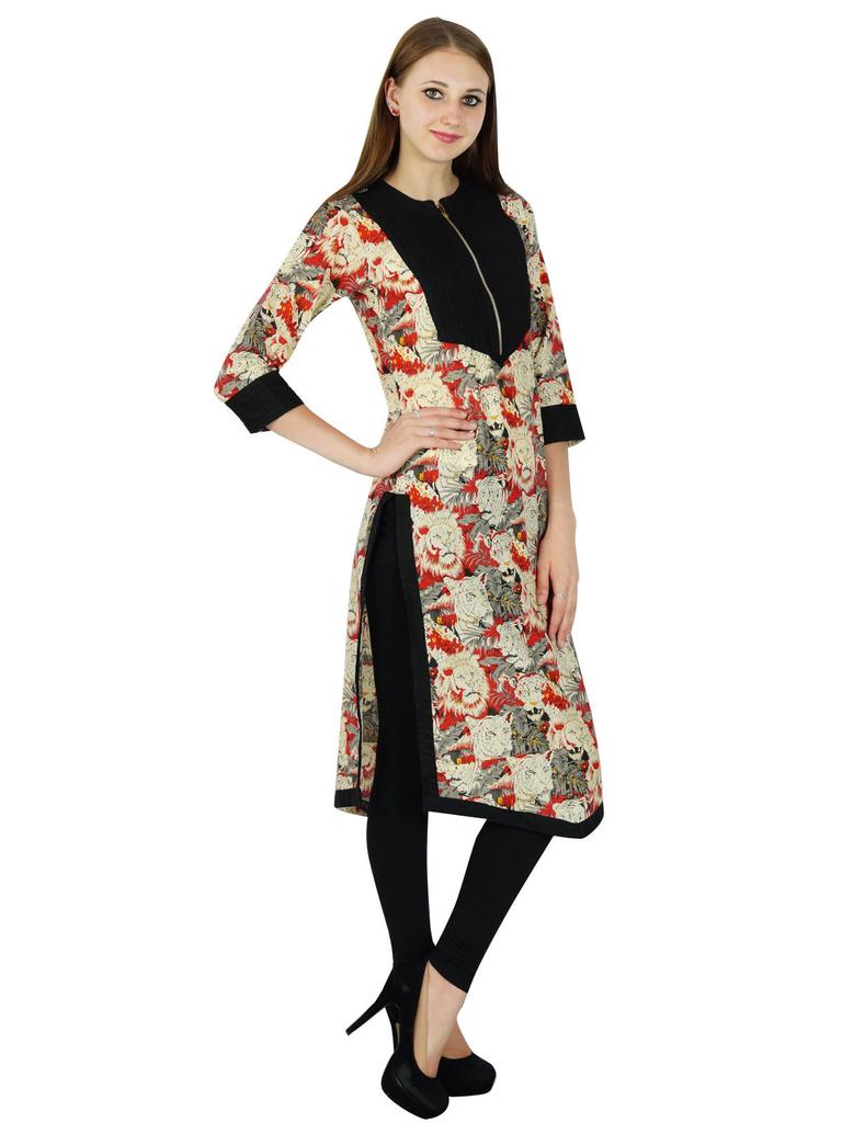Designer Indian Bollywood Kurta Women Ethnic Kurti Casual Top Tunic Dress