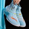 Li Ning Блокада Амортизация Скользкие Устойчивые к истиранию Высокие Баскетбольные кроссовки Мужские Синие ABAP057-3