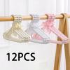 8/12 шт. Жемчужные вешалки с бантом и бусинами для детской и взрослой одежды, вешалка для платья невесты, для хранения в гардеробе/шкафу, сушилка для одежды для младенцев и детей