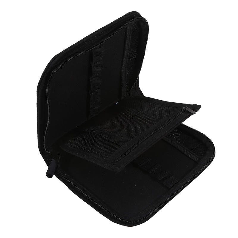 Сумка для инструментов для ручного вязания Аксессуары Набор крючков для вязания с DIY печатным органайзером для хранения пряжи и спиц Портативный чехол для набора для вязания крючком