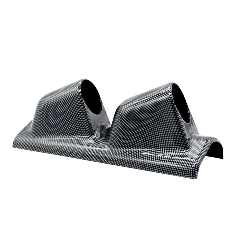 Car 52mm A-Pillar Meter Gauge Bracket Dash Mount Holder Dual Holes Pod Left Side