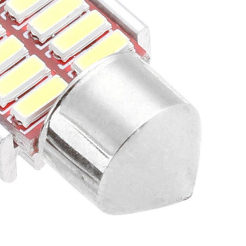 2 шт. 31 мм 4014 12Smd C5W автомобильный светодиодный светильник Canbus купольная внутренняя лампа для чтения