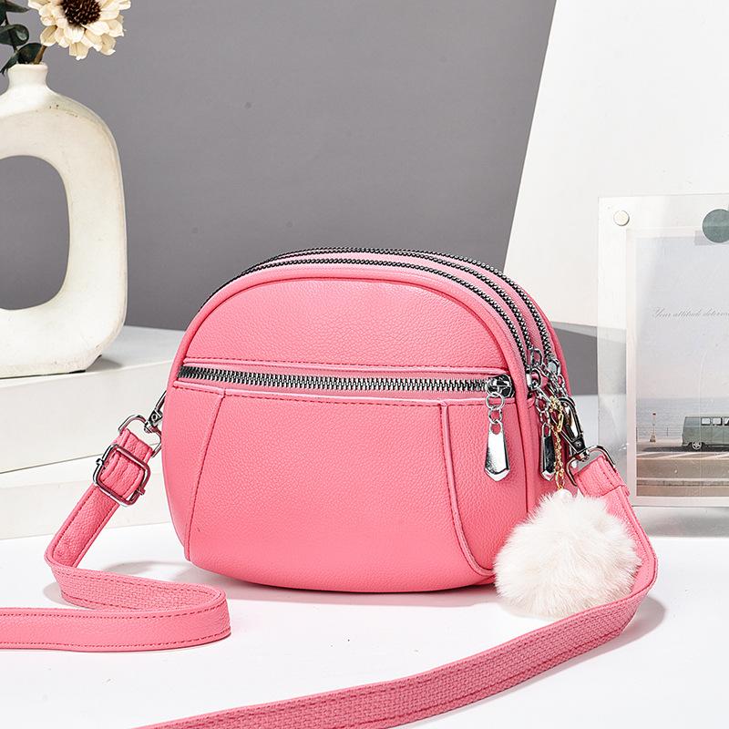 Высокая текстура маленькая Apple новая сумка через плечо большая сумка для мобильного телефона Stomach King трехслойная повседневная сумка на плечо Tide женская