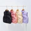 3-10 Years Kids Winter Warm Vest Turtleneck Zipper Vest