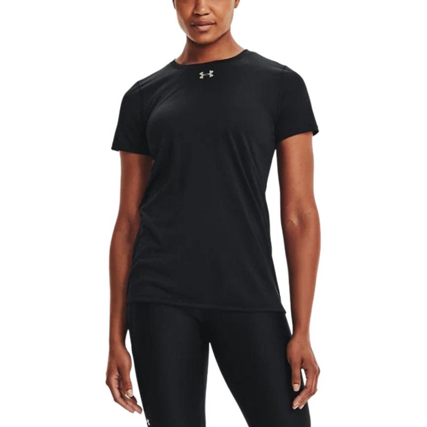 Under Armour Locker Tech Свободная Легкая Модная Универсальная Футболка с Коротким Рукавом Женские Топы 1305510-001
