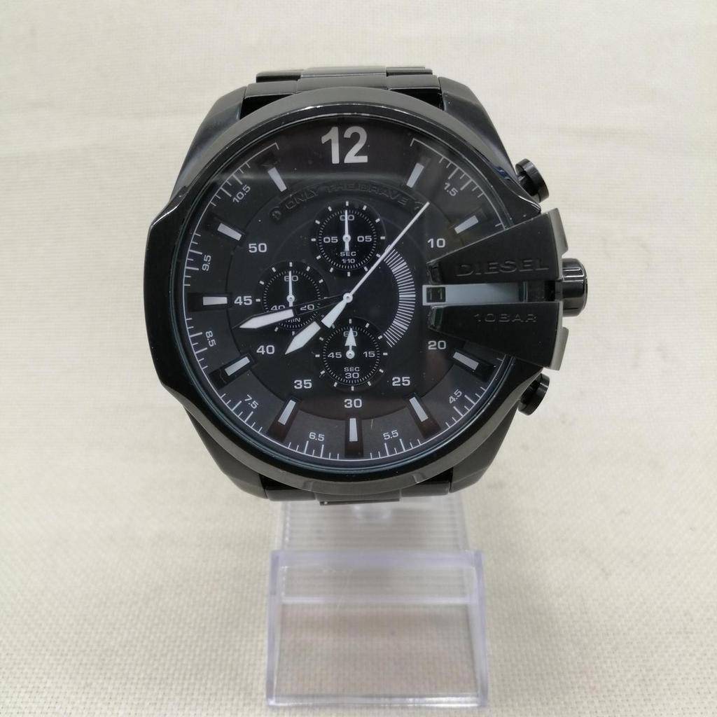 Подержанные черные кварцевые часы DIESEL DZ-4283