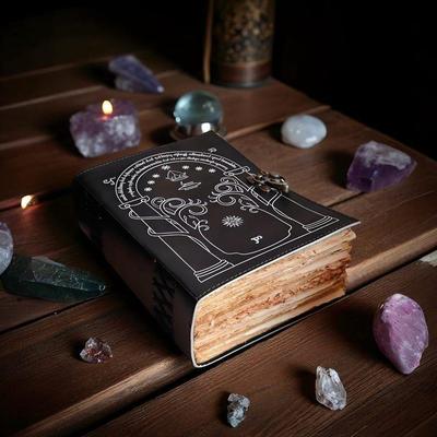 Врата Дурина из Толкиновского «Властелина колец» - Кожаный дневник ручной работы, Книга Теней, фэнтезийный журнал, свадебная гостевая книга, подарок для него/нее.