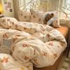 A-class Wrinkled Cotton Double-Layer Yarn Printing Four-Piece Set