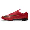 Mercurial Vapor 12 Academy CR7 Круглый носок Шнуровка TF (Резиновые шипы) Амортизирующие Прочные Футбольные Бутсы Мужские футбольные бутсы Красный Черный AJ3732-601