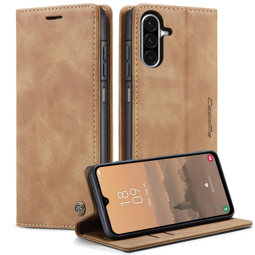 Деловой магнитный флип-чехол из кожи для Samsung Galaxy S25 Ultra S24 Plus S23 S22 A16 A26 A36 A56 A15 A54 A55 A35 Книжка