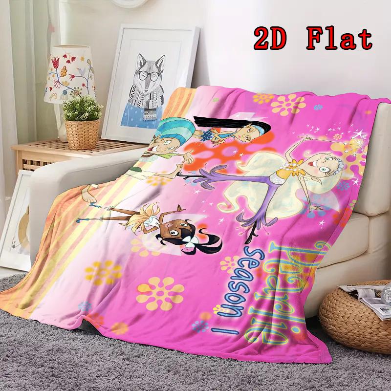 Pearlie 2D Flat Pattern Flannel Blanket High quality All Seasons Warmth and Comfort Perfect for Christmas Gifts.DMT0925506