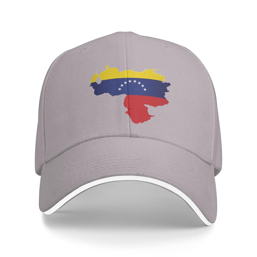 Women Unisex Venezuela Map Outdoor Hat Venezuelan Adjustable Cap Casual Baseball Cap Golf Hats