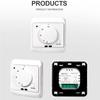 A84E-ME720 Mechanical Heating Thermostat 16A Accurate Temperature Control 110V-230V Easily Knob Adjustment