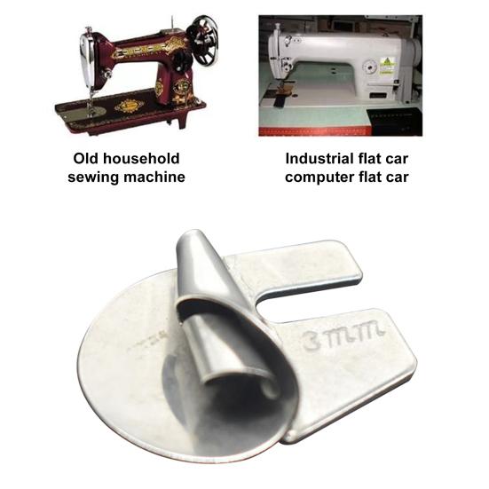 Швейная лапка для подрубки 3-10 мм, сверхмощная стальная промышленная бытовая швейная машина, универсальная широкая узкая прижимная лапка для подрубки