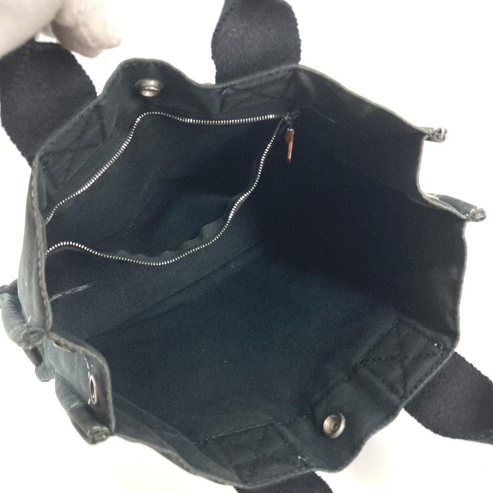 HERMES Deauville PM Deauville PM Bag Tote Bag Hand Bag Canvas Black