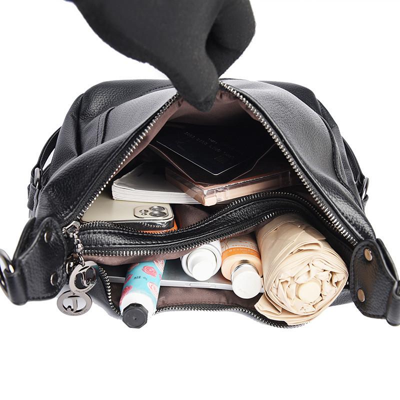 Ielgy High-End Feeling Portable Large-Capacity Commuter All-Match One-Shoulder Messenger Tote Bag