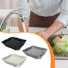 Draining Tray Silicone Sponge Holder Versatile Heat Resistant Organizer Dish Drying Mat for Kitchen Sink Area