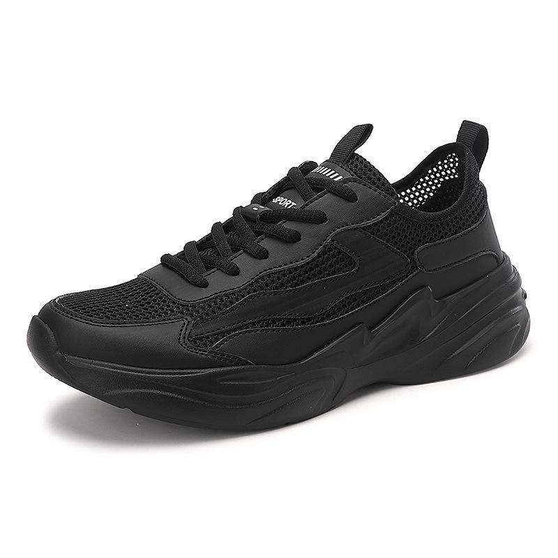Men's shoes fly-woven mesh breathable lightweight simple sports men's shoes summer large size men's shoes