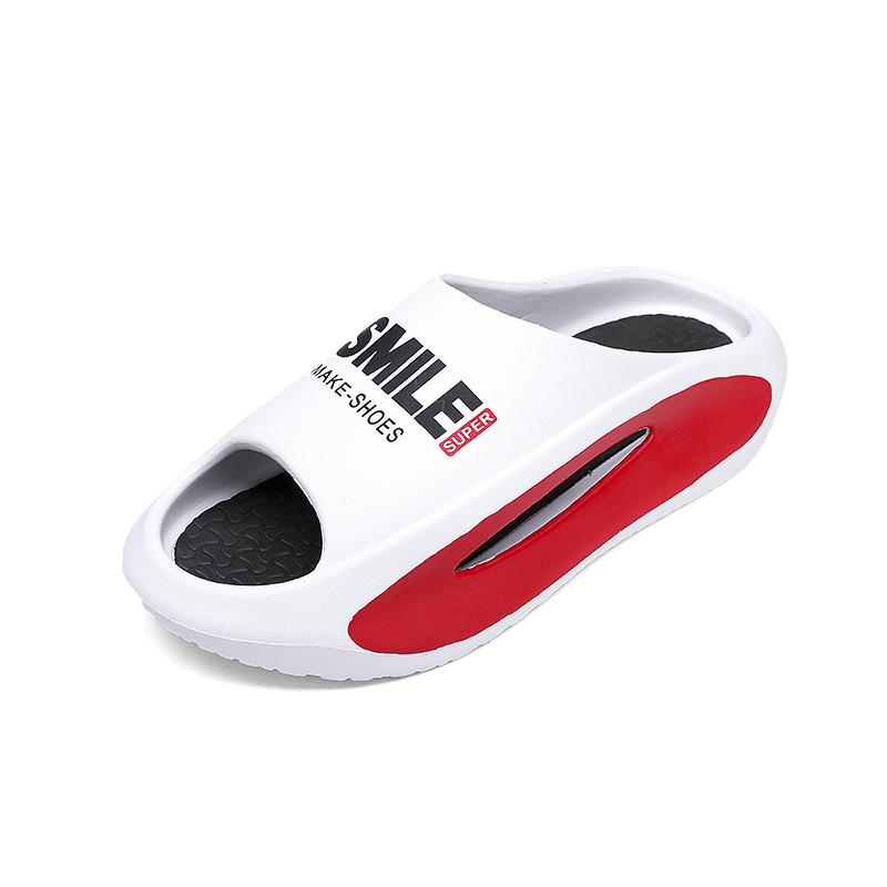 Мужские сандалии-тапочки, новые летние тапочки-кроссовки, мужские шлепанцы на толстой платформе, мягкие тапочки из ЭВА, повседневная пляжная обувь