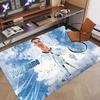 Custom Rug Cristiano Ronaldo Pattern Print Name Text Soft Non‑Slip Floor Carpet for Home Indoor Decoration