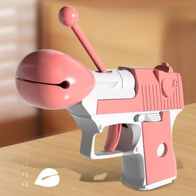 1 шт. Декомпрессионный Мерит Деревянная Рыба Пластиковый Пистолет Детская Игрушка для Драки на Вечеринке