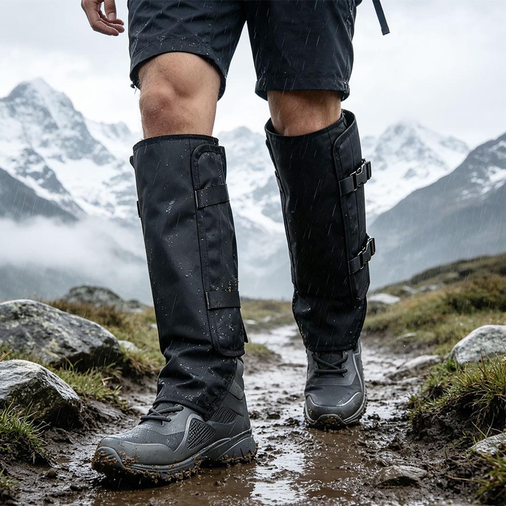Breathable Leg Guards Adjustable Outdoor Hiking Gaiters Sports Anti-Snake Gaiters Leg Protection
