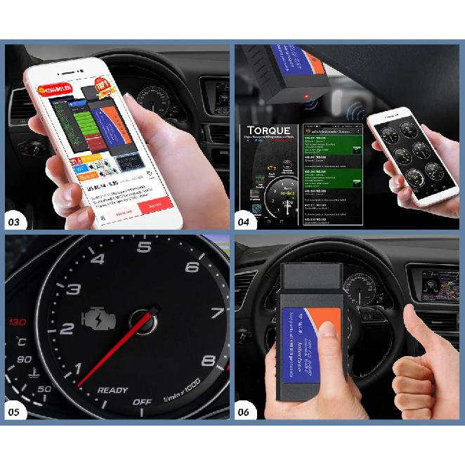 ELM327 V1.5 OBD2 Scanner PIC18F25K80 BT/Wifi ELM 327 OBD Car Diagnostic Tool For Android /IOS PK Vgate Icar2 Code Reader