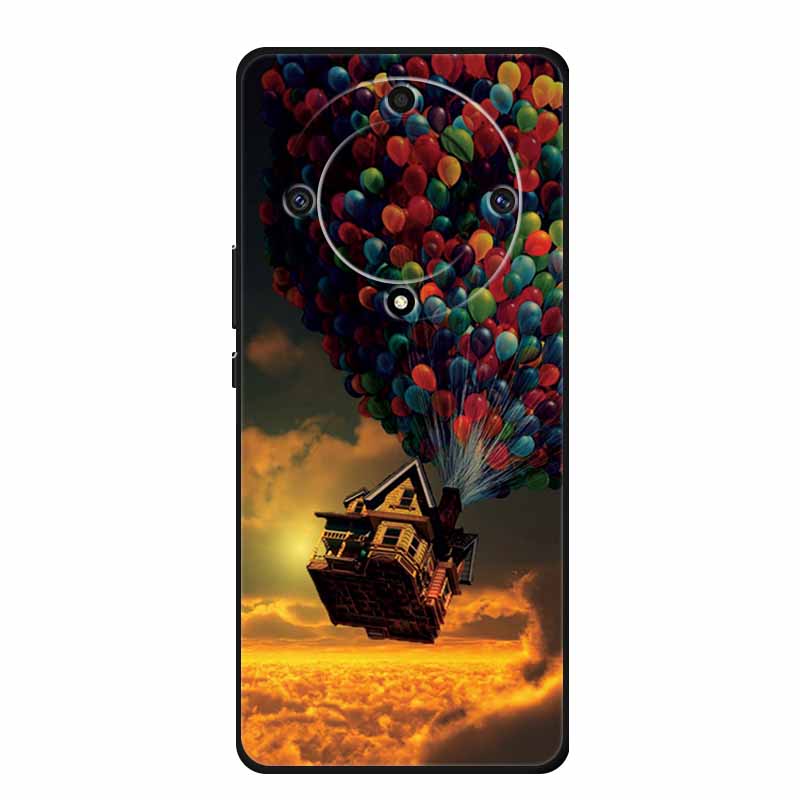 Чехол для Honor X9a 5G RMO-NX1 HonorX9a Мягкий ТПУ Силиконовый Расписной Кот Чехол для Телефона для Huawei Honor X9A Бампер Чехол X 9A X9 A Сумка