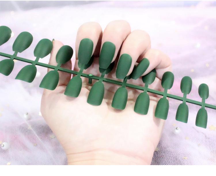 24 шт./компл. DIY быстрые ногти, матовые, матовые, длинные, Т, однотонные, накладные ногти, разноцветные полоски, готовый маникюр, маникюр
