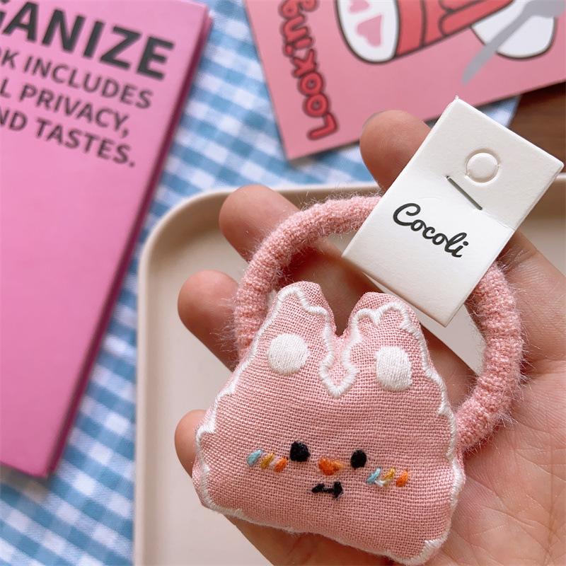 Детская милая резинка для волос с животными, эластичная, с кроликом, резинки для волос для девочек, резинка для волос с детским слоником, детские повязки на голову, аксессуары для волос