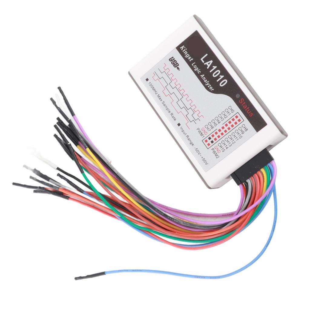 16-канальный логический анализатор с кабелем Портативный анализатор Частота дискретизации 100M ?50?Вход 50 В