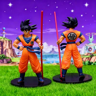 /  Фигурка Аниме Сон Гоку Супер Сайян из Dragon Ball 22 см Модель Фигурки Действия Гоку DBZ Подарки Коллекционная Кукла Подарок на День Рождения для Детей