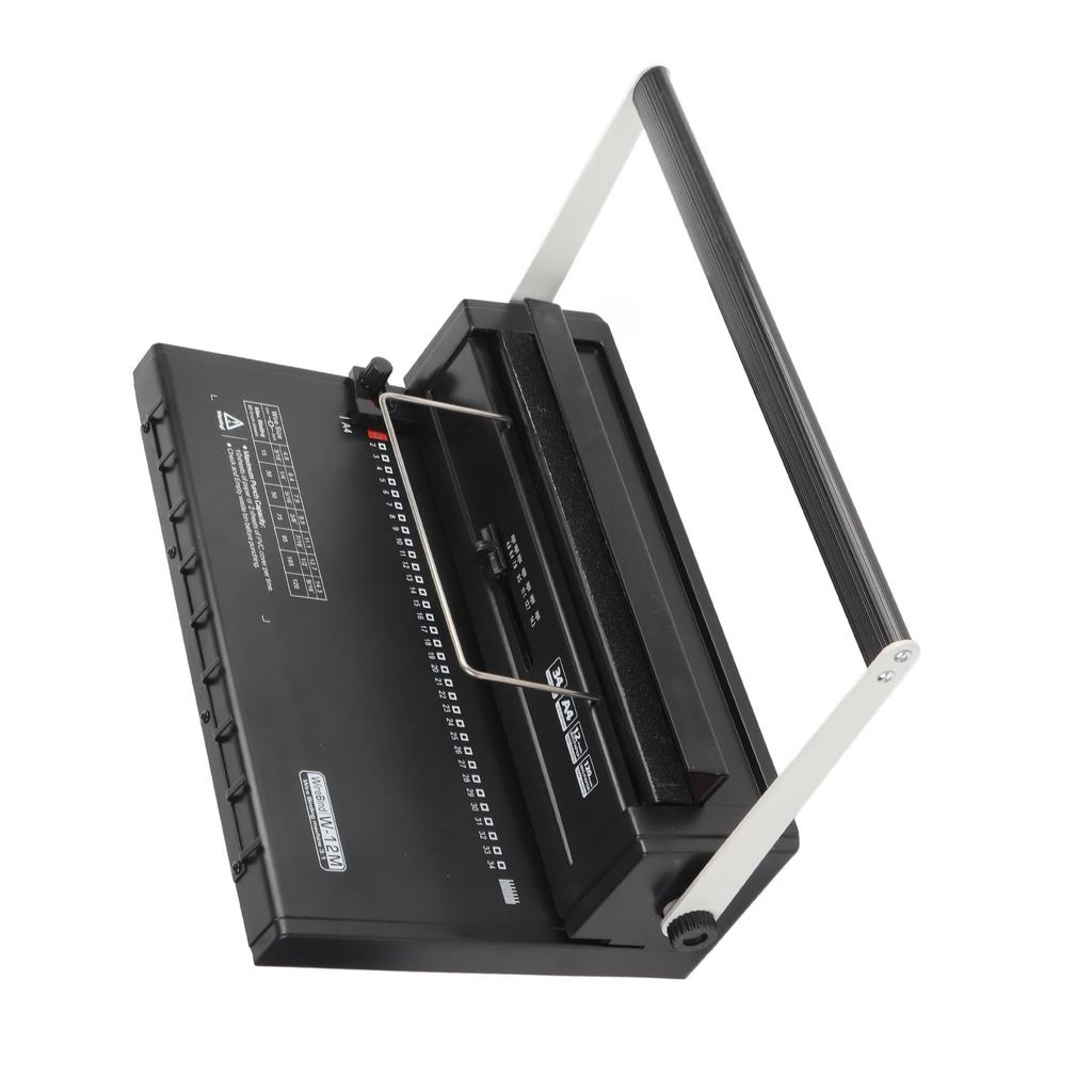 Переплетная машина спиральная проволочная переплетная машина 34 квадратных отверстия перфорация 12 листов 80 г переплет 120 листов для