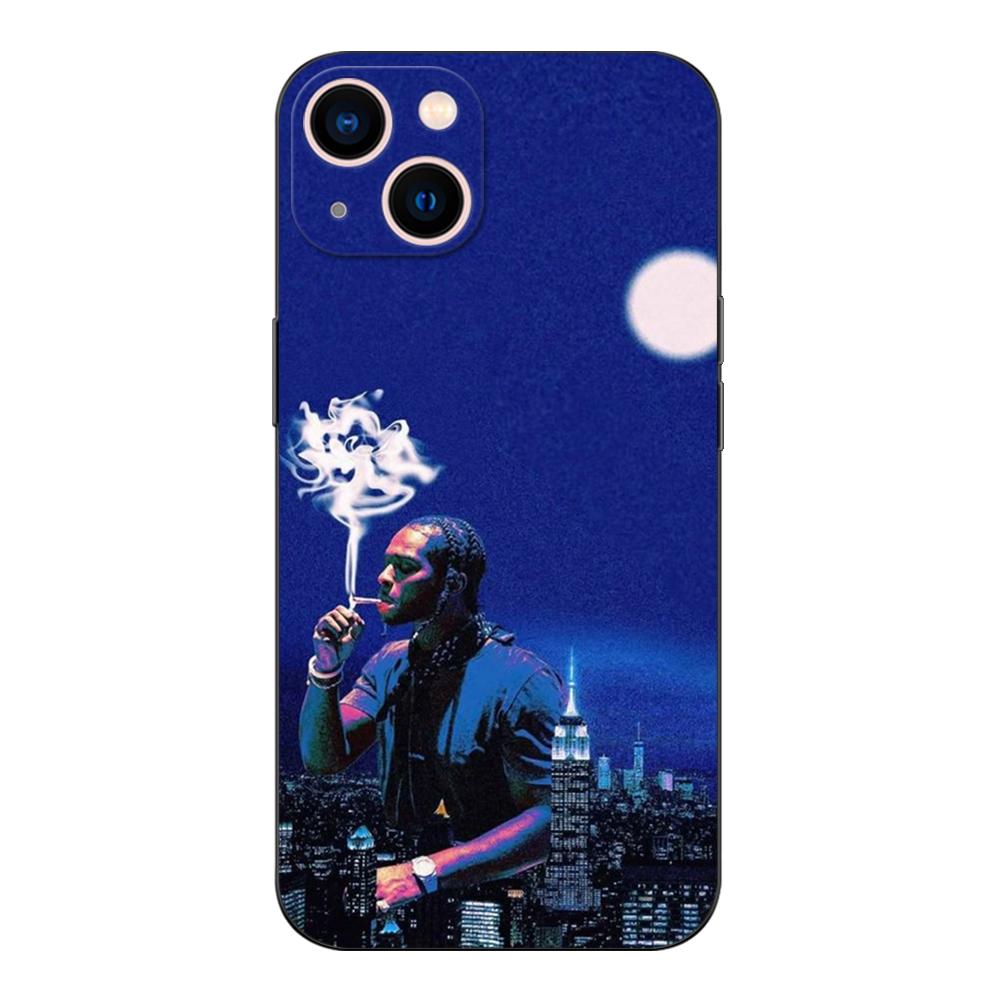 Черный ТПУ чехол для Motorola Moto G31 G40 Fusion G41 G50 G51 edge30 G10 G20 G30 G100 5G G22 Pop Smoke известный рэпер