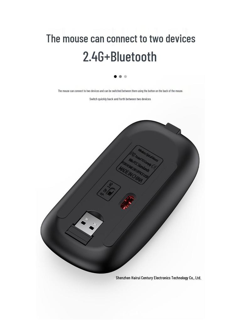 Беспроводной Bluetooth-набор клавиатуры и мыши с двумя режимами для ноутбуков и настольных компьютеров