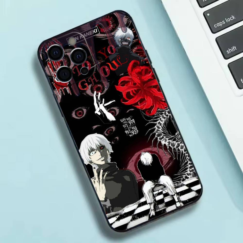 Аниме Обои Токийский Гуль Чехол для Телефона Силиконовый Мягкий Для IPhone 17 16 15 14 13 12 11 X XR Plus Pro Max Plus