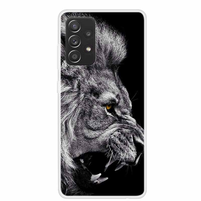 For Samsung Galaxy A33 5G Case Animals Silicone TPU Soft Phone Back Cover Case For Samsung A 33 5G Funda Shockproof Bumper Coque